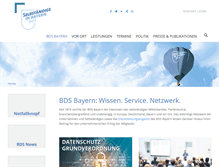 Tablet Screenshot of bds-bayern.de